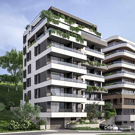 Budva'da Özel Yeni Konut Projesi | Stüdyo, 1+1, 2+1 ve 3+1 Daireler